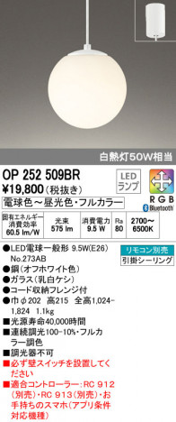 ODELIC �����ǥ�å� LED �ڥ����ȥ饤�� OP252509BR �ᥤ��̿�