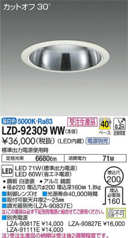 ���ʼ̿���DAIKO ����ŵ� ������饤�� LZD-92309WW