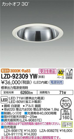 ���ʼ̿���DAIKO ����ŵ� ������饤�� LZD-92309YW