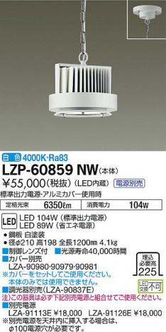 ���ʼ̿���DAIKO ����ŵ� �ѥ�ڥ��������� LZP-60859NW