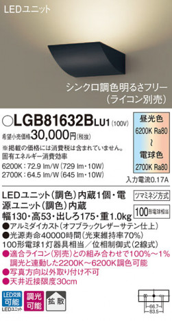 Panasonic �֥饱�å� LGB81632BLU1 �ᥤ��̿�