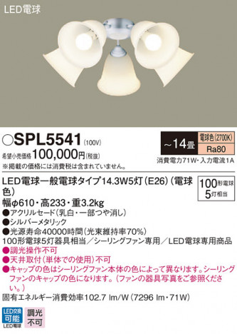 Panasonic �����ǥꥢ SPL5541 �ᥤ��̿�