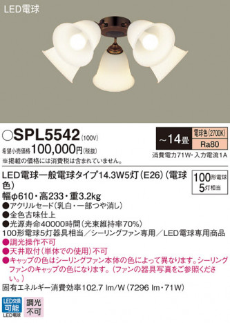 Panasonic �����ǥꥢ SPL5542 �ᥤ��̿�
