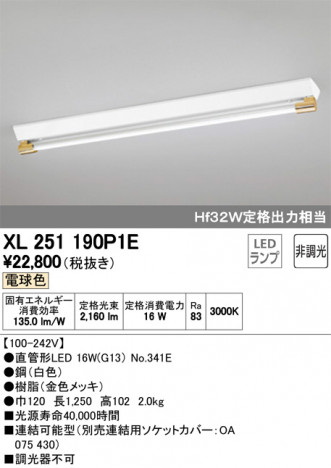 ODELIC �����ǥ�å� �١����饤�� XL251190P1E �ᥤ��̿�