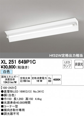 ODELIC �����ǥ�å� �١����饤�� XL251649P1C �ᥤ��̿�