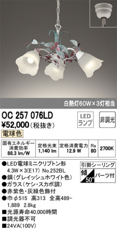 ODELIC �����ǥ�å� �����ǥꥢ OC257076LD �ᥤ��̿�