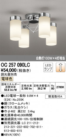 ODELIC �����ǥ�å� �����ǥꥢ OC257090LC �ᥤ��̿�