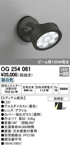 ODELIC �����ǥ�å� �������ƥꥢ�饤�� OG254081 �ᥤ��̿�