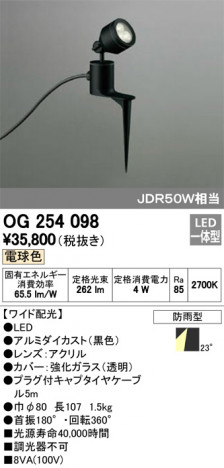 ODELIC �����ǥ�å� �������ƥꥢ�饤�� OG254098 �ᥤ��̿�