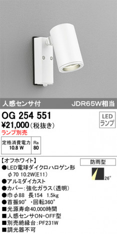 ODELIC �����ǥ�å� �������ƥꥢ�饤�� OG254551 �ᥤ��̿�