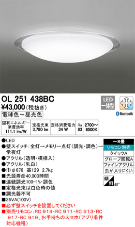 ODELIC �����ǥ�å� ������󥰥饤�� OL251438BC �ᥤ��̿�