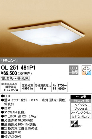 ODELIC �����ǥ�å� ������󥰥饤�� OL251481P1 �ᥤ��̿�