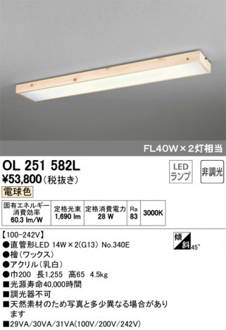 ODELIC �����ǥ�å� ������󥰥饤�� OL251582L �ᥤ��̿�