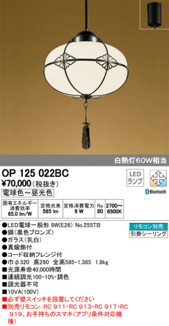 ODELIC �����ǥ�å� �ڥ����ȥ饤�� OP125022BC �ᥤ��̿�