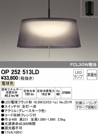 ODELIC �����ǥ�å� �ڥ����ȥ饤�� OP252513LD �ᥤ��̿�