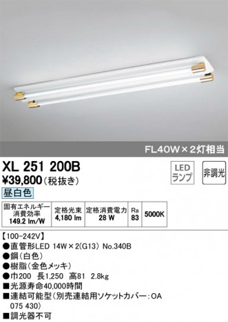 ODELIC �����ǥ�å� �١����饤�� XL251200B �ᥤ��̿�