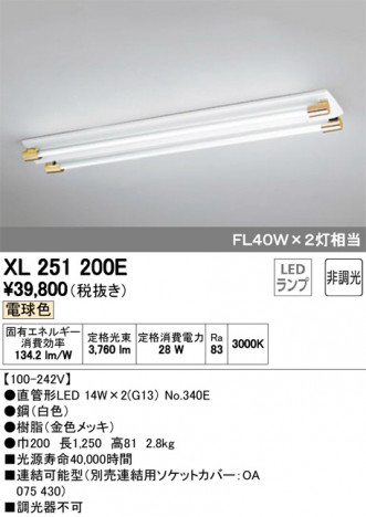 ODELIC �����ǥ�å� �١����饤�� XL251200E �ᥤ��̿�