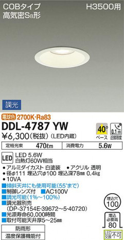 ���ʼ̿� | DAIKO ����ŵ� ������饤�� DDL-4787YW