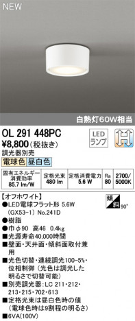 ODELIC �����ǥ�å� ����������󥰥饤�� OL291448PC �ᥤ��̿�