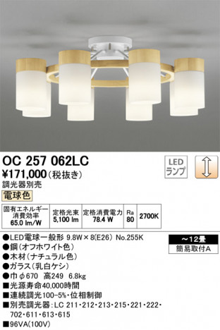 ODELIC �����ǥ�å� �����ǥꥢ OC257062LC �ᥤ��̿�