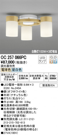 ODELIC �����ǥ�å� �����ǥꥢ OC257066PC �ᥤ��̿�