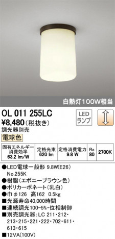 ODELIC �����ǥ�å� ����������󥰥饤�� OL011255LC �ᥤ��̿�