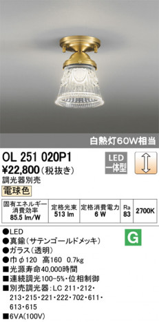 ODELIC ǥå 󥰥饤 OL251020P1 ᥤ̿