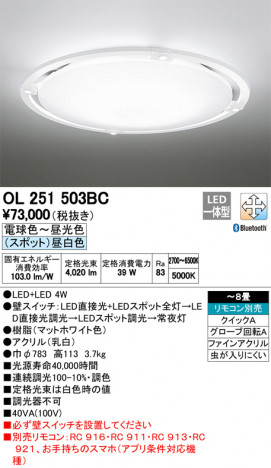 ODELIC �����ǥ�å� ������󥰥饤�� OL251503BC �ᥤ��̿�