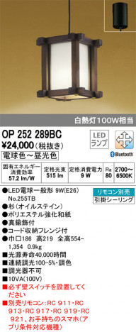 ODELIC �����ǥ�å� �ڥ����ȥ饤�� OP252289BC �ᥤ��̿�