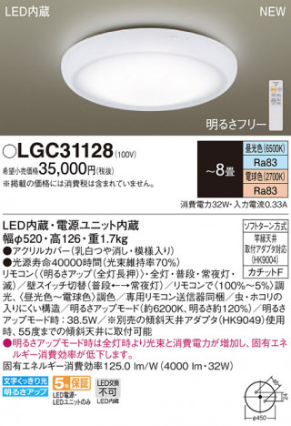 Panasonic ������󥰥饤�� LGC31128 �ᥤ��̿�