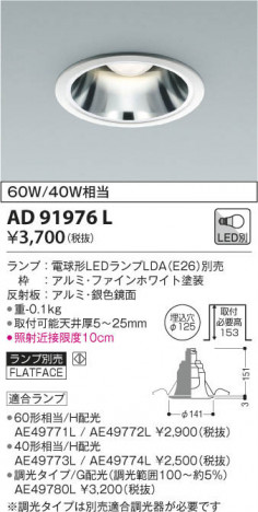 KOIZUMI �������߾��� �ͷ�������饤�� AD91976L ���β���