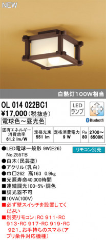 ODELIC �����ǥ�å� ����������󥰥饤�� OL014022BC1 �ᥤ��̿�