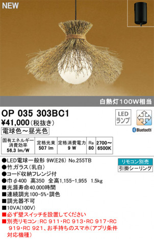 ODELIC �����ǥ�å� �ڥ����ȥ饤�� OP035303BC1 �ᥤ��̿�