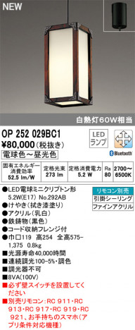 ODELIC �����ǥ�å� �ڥ����ȥ饤�� OP252029BC1 �ᥤ��̿�