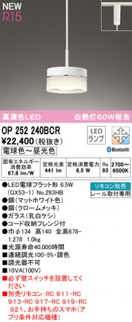 ODELIC �����ǥ�å� �ڥ����ȥ饤�� OP252240BCR �ᥤ��̿�