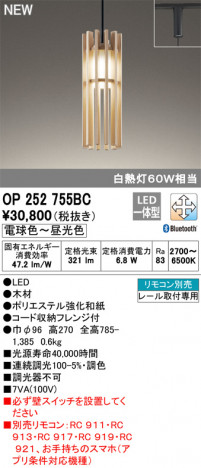 ODELIC �����ǥ�å� �ڥ����ȥ饤�� OP252755BC �ᥤ��̿�