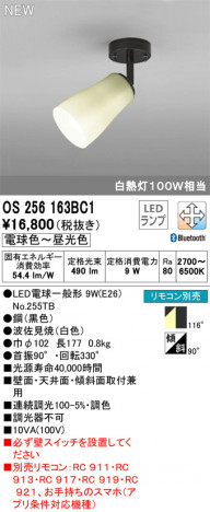 ODELIC �����ǥ�å� ���ݥåȥ饤�� OS256163BC1 �ᥤ��̿�