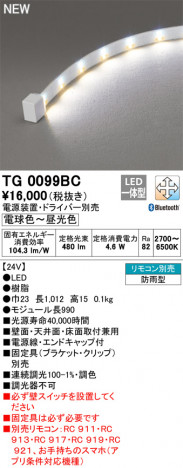 ODELIC �����ǥ�å� �������ƥꥢ�饤�� TG0099BC �ᥤ��̿�