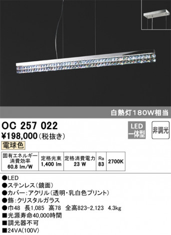 ODELIC �����ǥ�å� �����ǥꥢ OC257022 �ᥤ��̿�