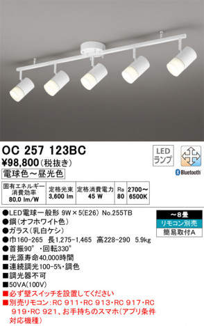 ODELIC �����ǥ�å� �����ǥꥢ OC257123BC �ᥤ��̿�