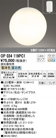 ODELIC �����ǥ�å� ��ȴ������ OP034119PC1 �ᥤ��̿�