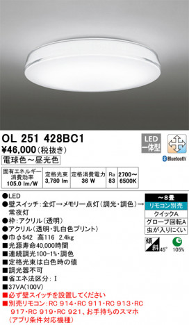 ODELIC ǥå 󥰥饤 OL251428BC1 ᥤ̿