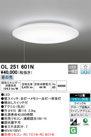 ODELIC �����ǥ�å� ������󥰥饤�� OL251601N �ᥤ��̿�