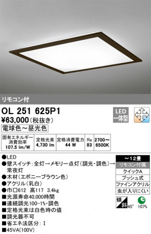 ODELIC �����ǥ�å� ������󥰥饤�� OL251625P1 �ᥤ��̿�