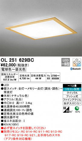 ODELIC �����ǥ�å� ������󥰥饤�� OL251629BC �ᥤ��̿�