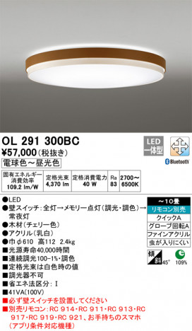 ODELIC �����ǥ�å� ������󥰥饤�� OL291300BC �ᥤ��̿�