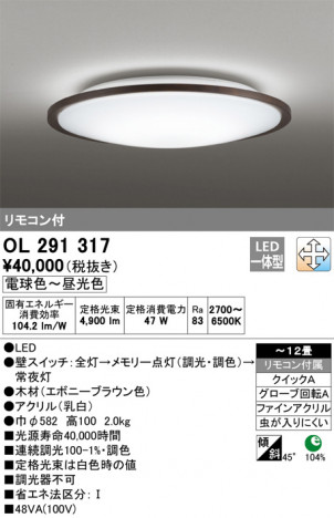 ODELIC �����ǥ�å� ������󥰥饤�� OL291317 �ᥤ��̿�