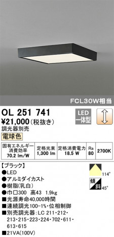 ODELIC ǥå 󥰥饤 OL251741 ᥤ̿