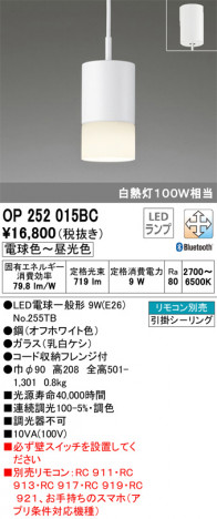 ODELIC �����ǥ�å� �ڥ����ȥ饤�� OP252015BC �ᥤ��̿�