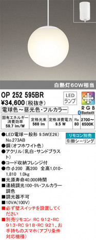 ODELIC �����ǥ�å� �ڥ����ȥ饤�� OP252595BR �ᥤ��̿�